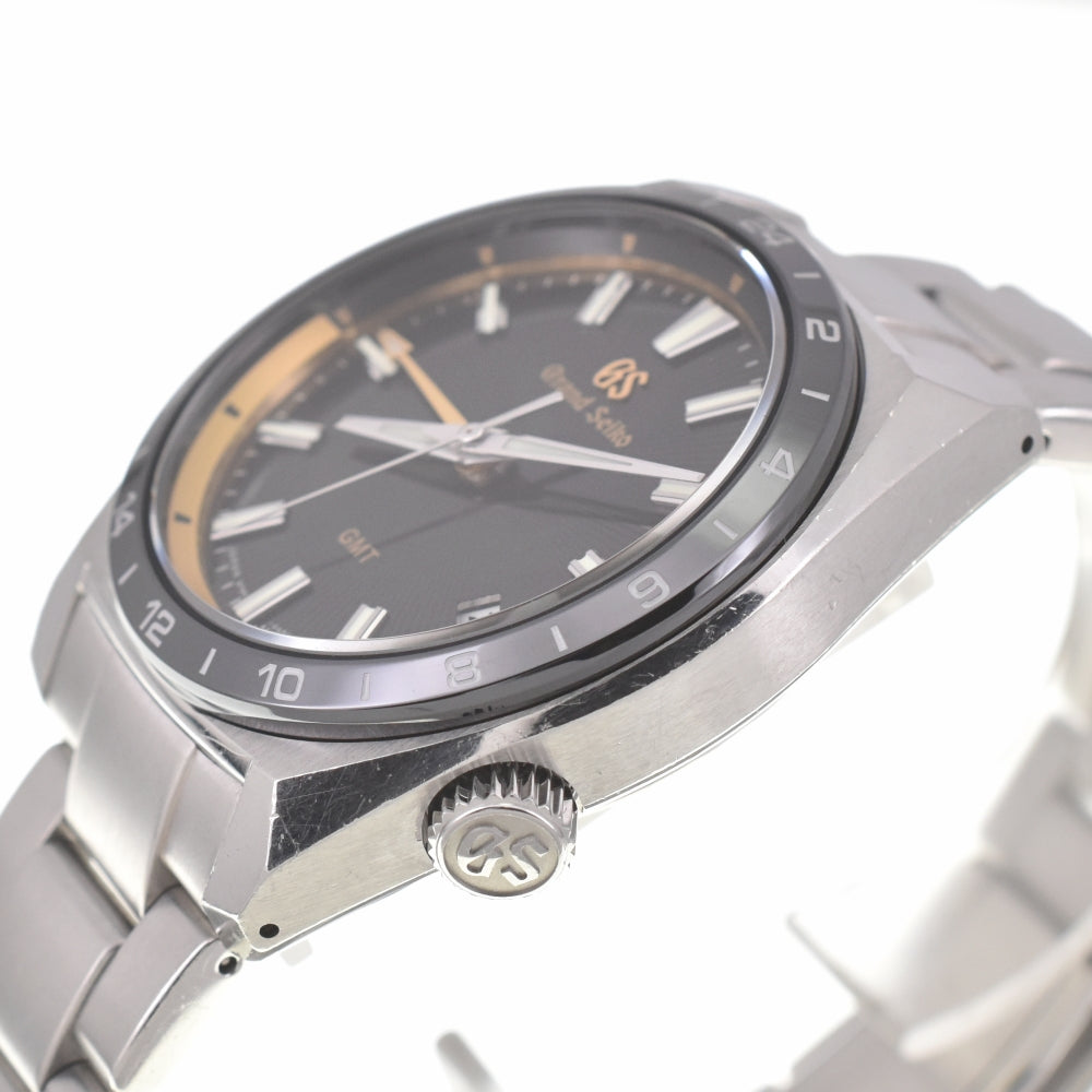 SEIKO Grand Seiko GMT SBGN023 140th Anniversary Limited Edition Cap Gold black Dial Quartz Men's
 Watch A#138744