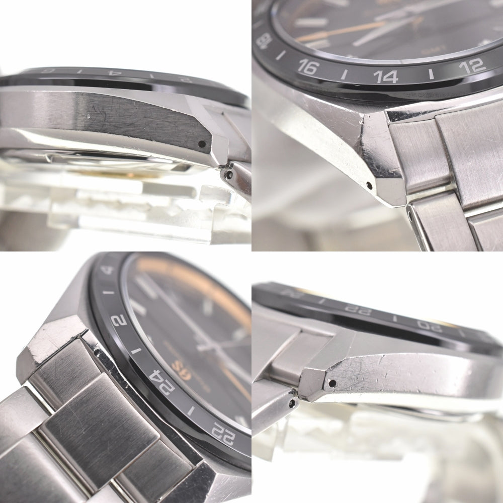 SEIKO Grand Seiko GMT SBGN023 140th Anniversary Limited Edition Cap Gold black Dial Quartz Men's
 Watch A#138744