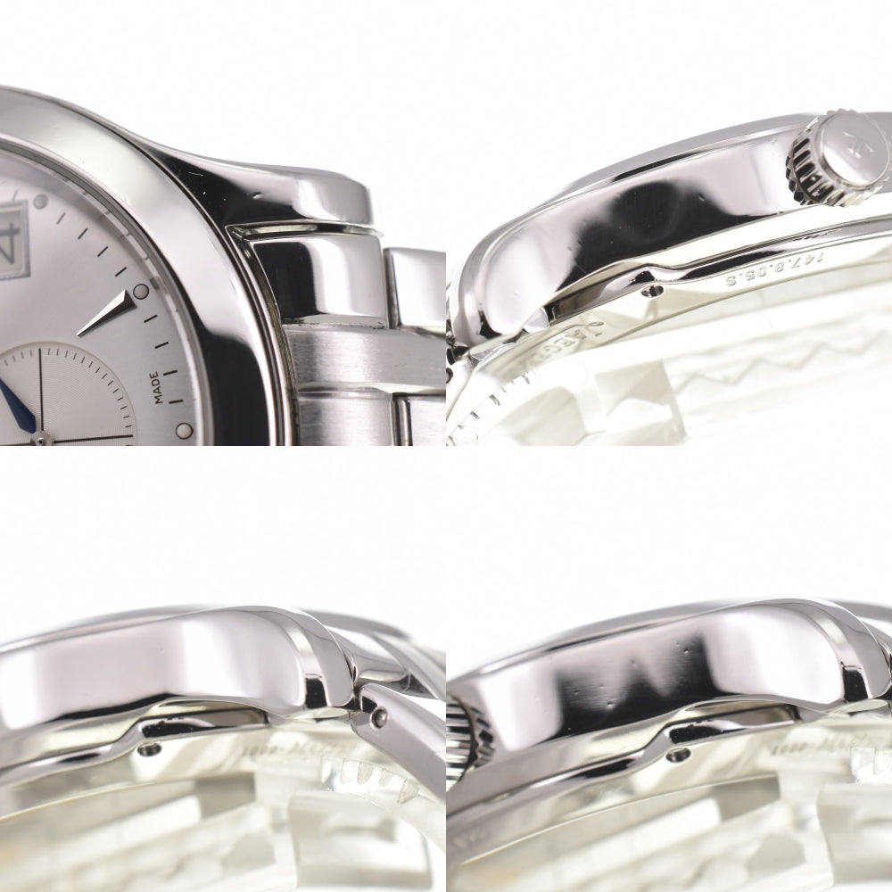 JAEGER-LECOULTRE Master home time 147.8.05.S GMT AMPM Small second date Silver Dial Automatic Men's
 Watch B#138770