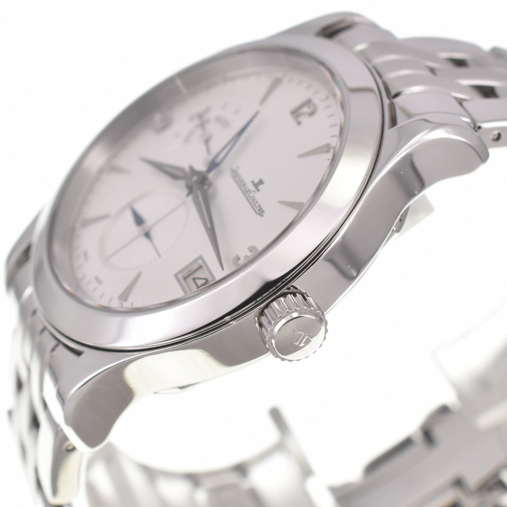 JAEGER-LECOULTRE Master home time 147.8.05.S GMT AMPM Small second date Silver Dial Automatic Men's
 Watch B#138770