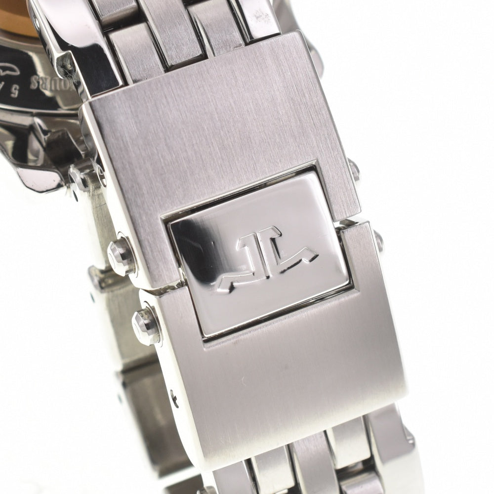 JAEGER-LECOULTRE Master home time 147.8.05.S GMT AMPM Small second date Silver Dial Automatic Men's
 Watch B#138770