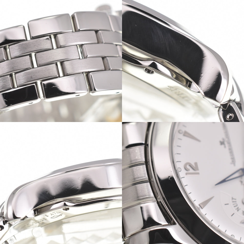 JAEGER-LECOULTRE Master home time 147.8.05.S GMT AMPM Small second date Silver Dial Automatic Men's
 Watch B#138770