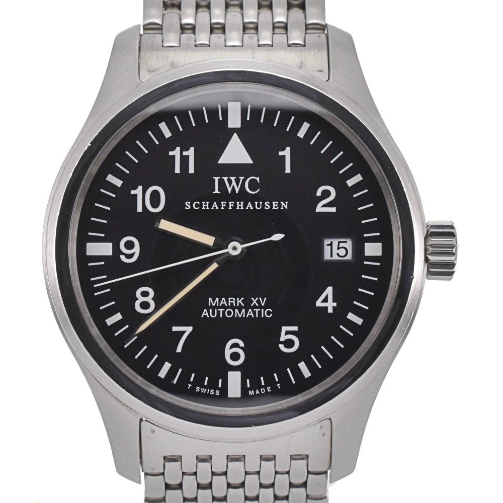 IWC SCHAFFHAUSEN Mark XV IW325302 Date black Dial Automatic Men's
 Watch D#138771