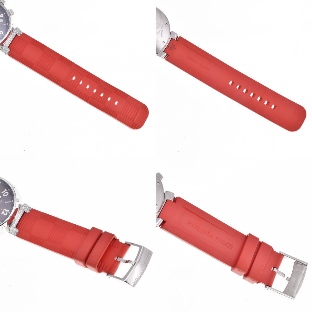 LOUIS VUITTON Tambour chronograph Q112G Date Rag Diamond Brown Dial Automatic Men's
 Watch B#138789