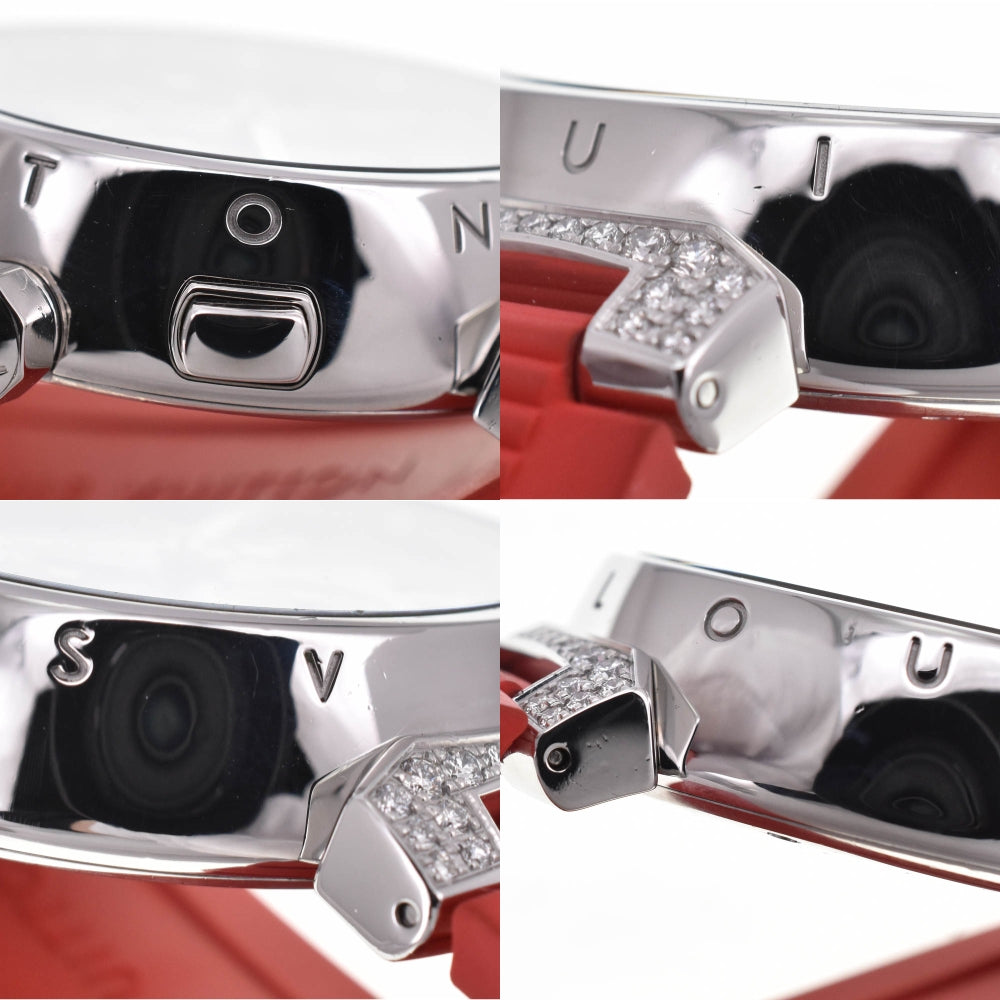 LOUIS VUITTON Tambour chronograph Q112G Date Rag Diamond Brown Dial Automatic Men's
 Watch B#138789