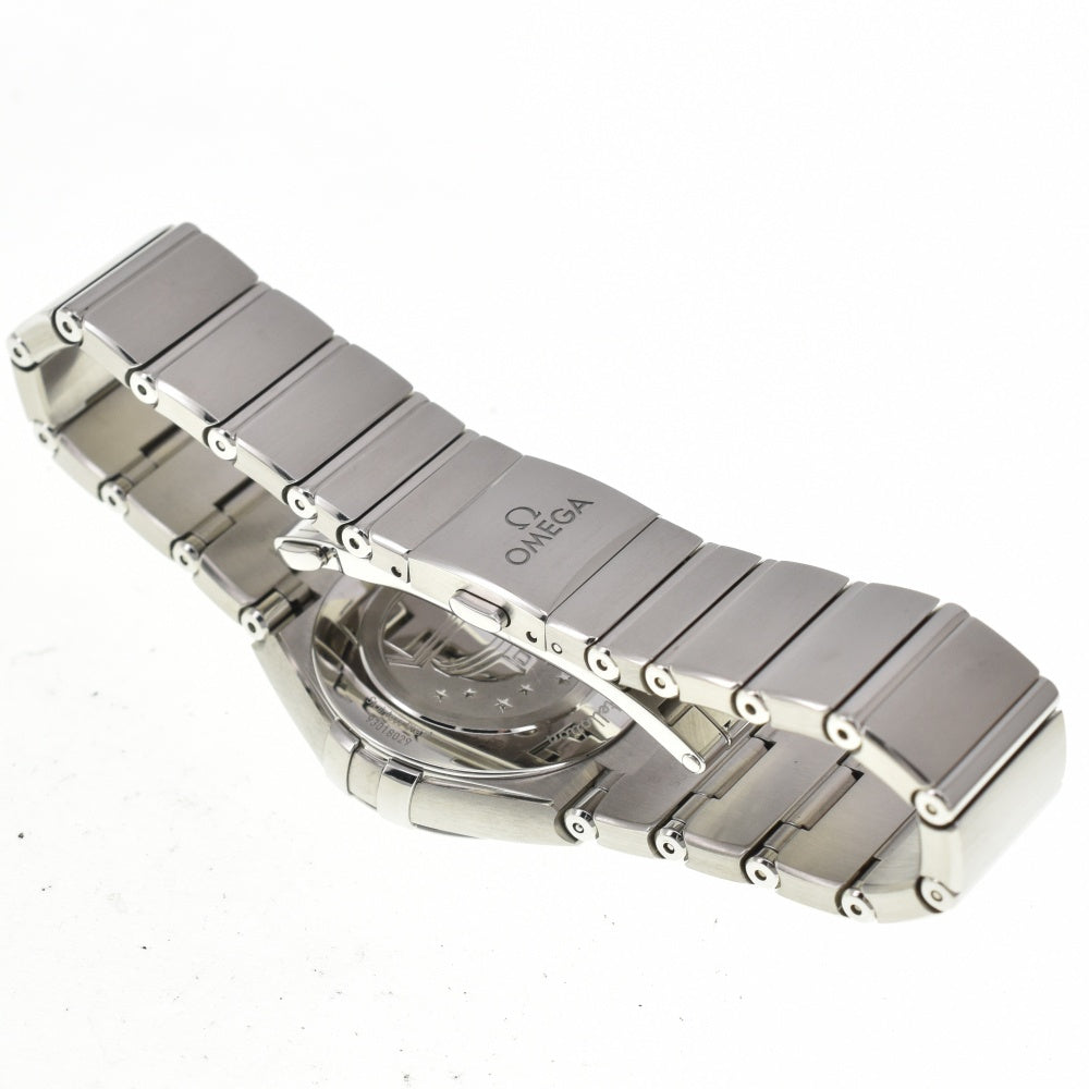 with paper OMEGA Constellation 131.15.28.60.56.001 Stainless Steel / Diamond Brown gray Dial Quartz Ladies
 Watch □#138801