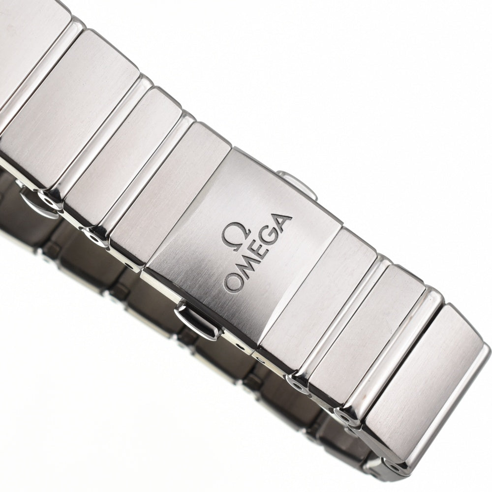 with paper OMEGA Constellation 131.15.28.60.56.001 Stainless Steel / Diamond Brown gray Dial Quartz Ladies
 Watch □#138801