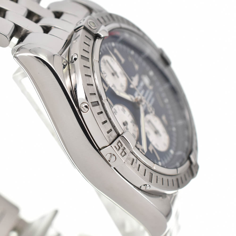 BREITLING Chronomat Evolution A13356 Chronograph Date Blue / Silver Dial Automatic Men's
 Watch A#138808