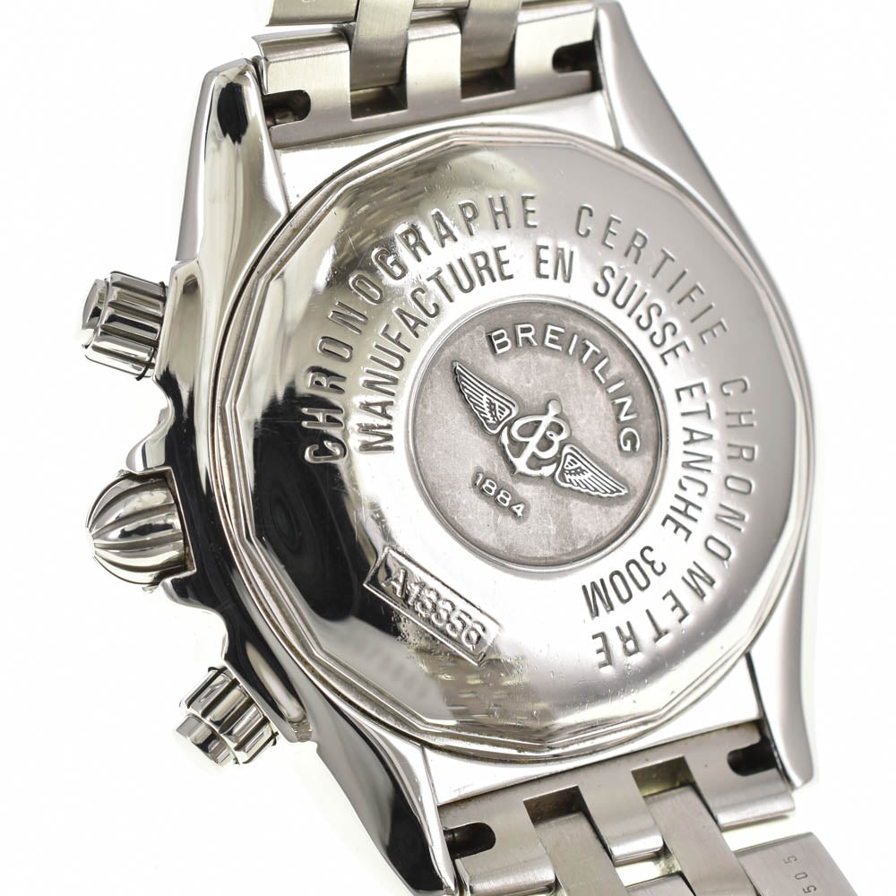 BREITLING Chronomat Evolution A13356 Chronograph Date Blue / Silver Dial Automatic Men's
 Watch A#138808