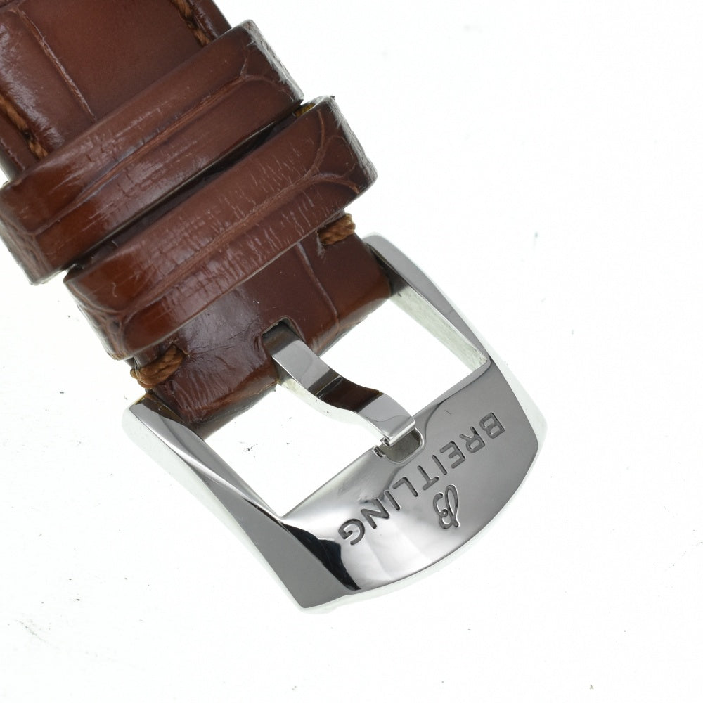 with paper BREITLING Navitimer Automatic 35 A17395 salmon pink Dial Automatic Ladies
 Watch A#138811