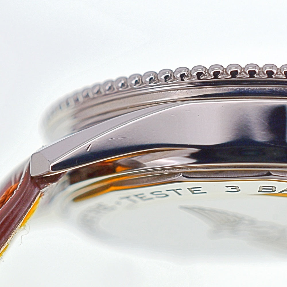 with paper BREITLING Navitimer Automatic 35 A17395 salmon pink Dial Automatic Ladies
 Watch A#138811