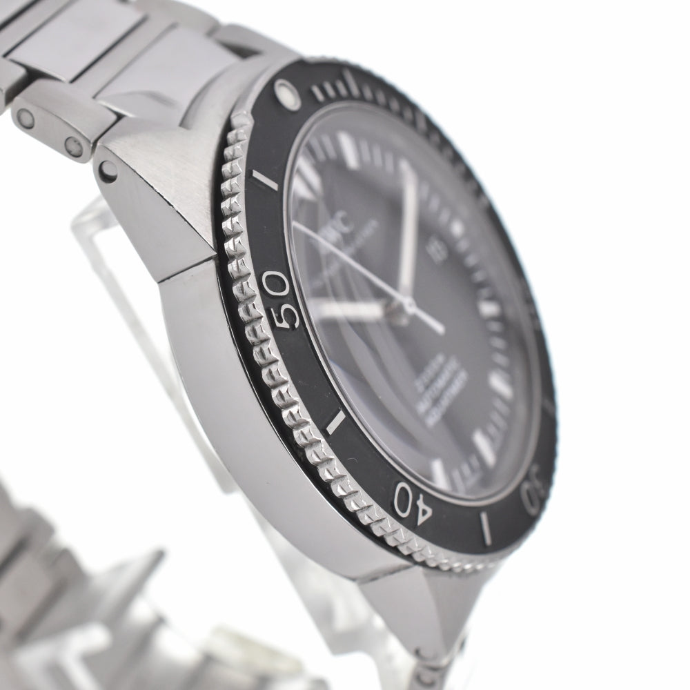 with paper IWC SCHAFFHAUSEN GST aqua timer IW353602 black Dial Automatic Men's
 Watch C#138817