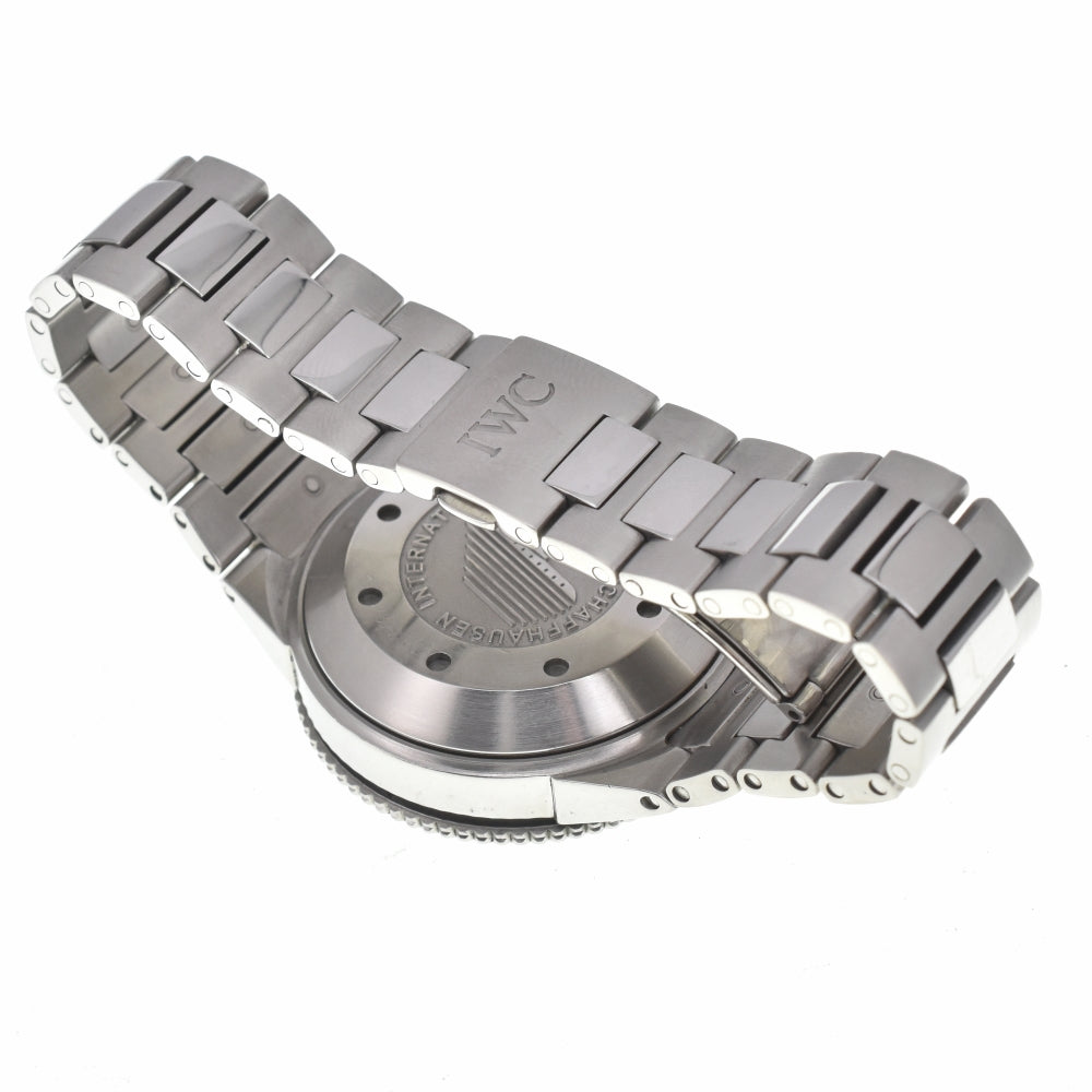 with paper IWC SCHAFFHAUSEN GST aqua timer IW353602 black Dial Automatic Men's
 Watch C#138817