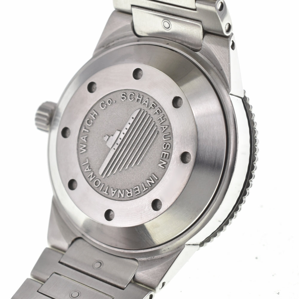 with paper IWC SCHAFFHAUSEN GST aqua timer IW353602 black Dial Automatic Men's
 Watch C#138817