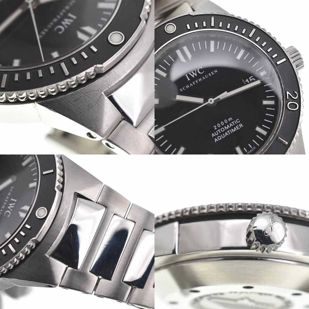 with paper IWC SCHAFFHAUSEN GST aqua timer IW353602 black Dial Automatic Men's
 Watch C#138817