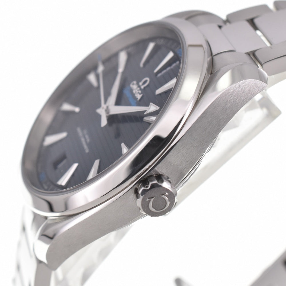 with paper OMEGA Seamaster Aqua Terra 150M 220.10.41.21.03.001 Date blue Dial Automatic Men's
 Watch C#138819