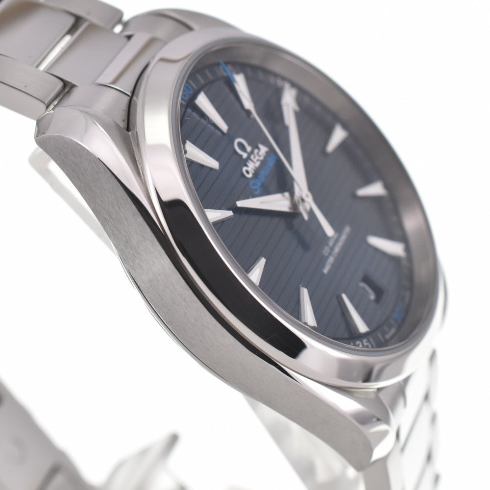 with paper OMEGA Seamaster Aqua Terra 150M 220.10.41.21.03.001 Date blue Dial Automatic Men's
 Watch C#138819