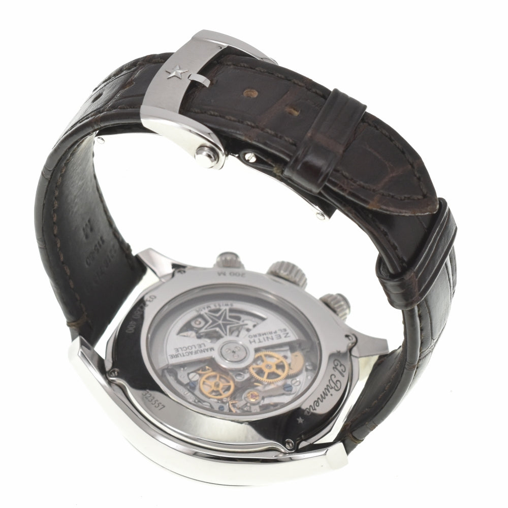 with paper ZENITH El Primero 03.2280.400/01.C713 Chronograph Silver Dial Automatic Men's
 Watch A#138828