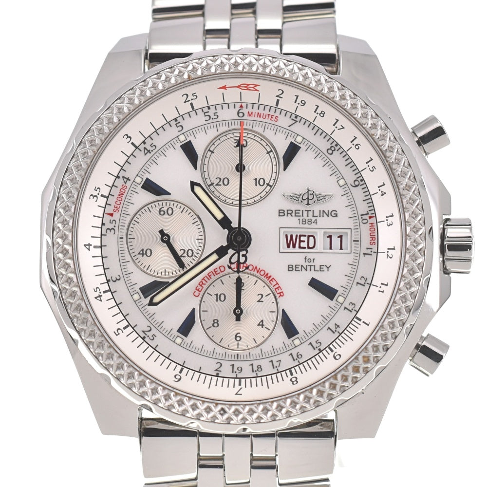 BREITLING Bentley GT A13362 Chronograph day date white Dial Automatic Men's
 Watch A#138831