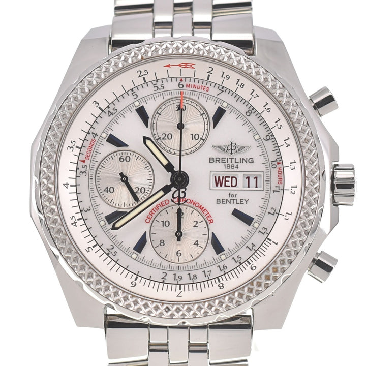BREITLING Bentley GT A13362 Chronograph day date white Dial Automatic Men's
 Watch A#138831