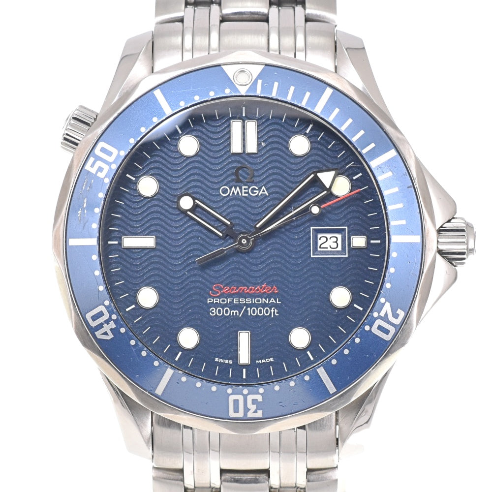OMEGA Seamaster Professional 300 m 2221.8 Date blue Dial Quartz Men's
 Watch □#138832