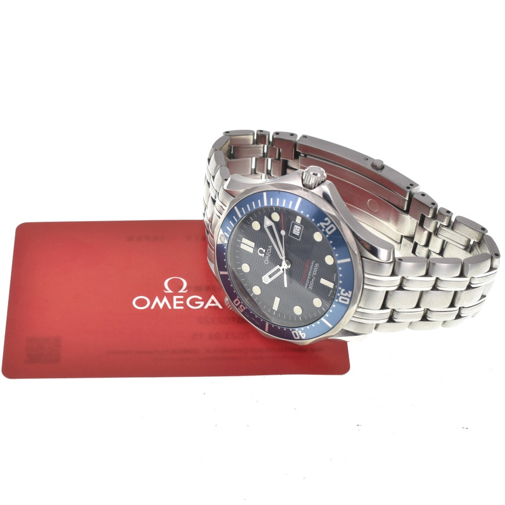 OMEGA Seamaster Professional 300 m 2221.80 Date blue Dial Quartz Men's
 Watch C#138832