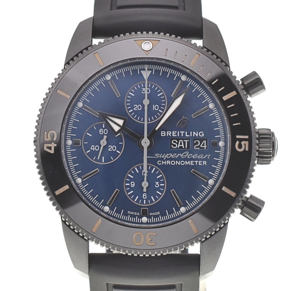 with paper BREITLING Super Ocean Heritage Ⅱ M13313 Chronograph Outerknown blue Dial Automatic Men's
 Watch B#138836