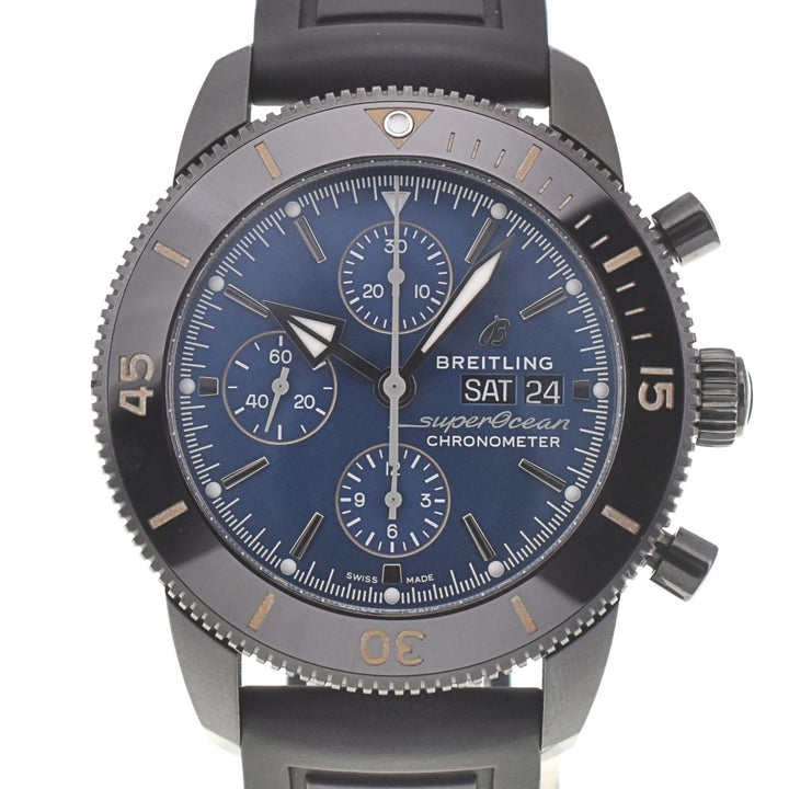with paper BREITLING Super Ocean Heritage Ⅱ M13313 Chronograph Outerknown blue Dial Automatic Men's
 Watch B#138836