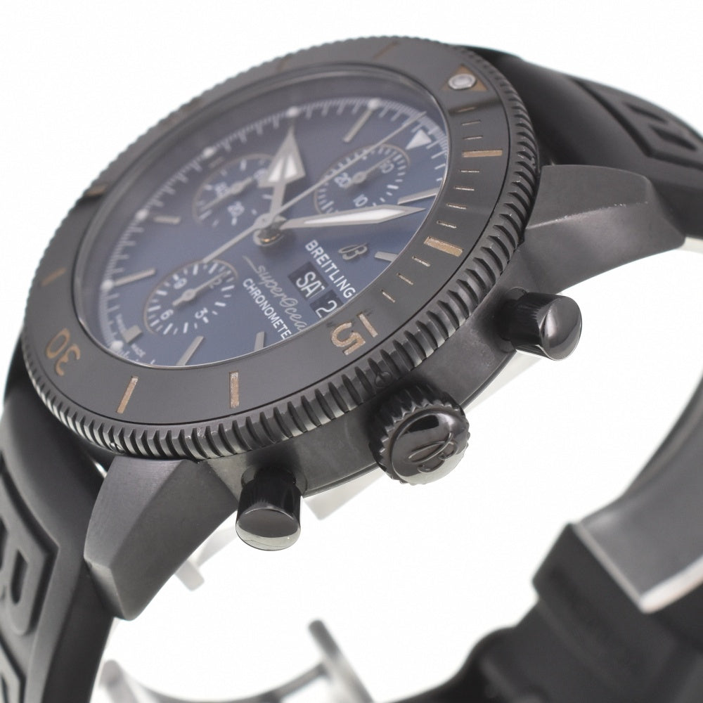 with paper BREITLING Super Ocean Heritage Ⅱ M13313 Chronograph Outerknown blue Dial Automatic Men's
 Watch B#138836