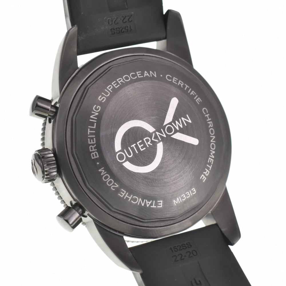 with paper BREITLING Super Ocean Heritage Ⅱ M13313 Chronograph Outerknown blue Dial Automatic Men's
 Watch B#138836