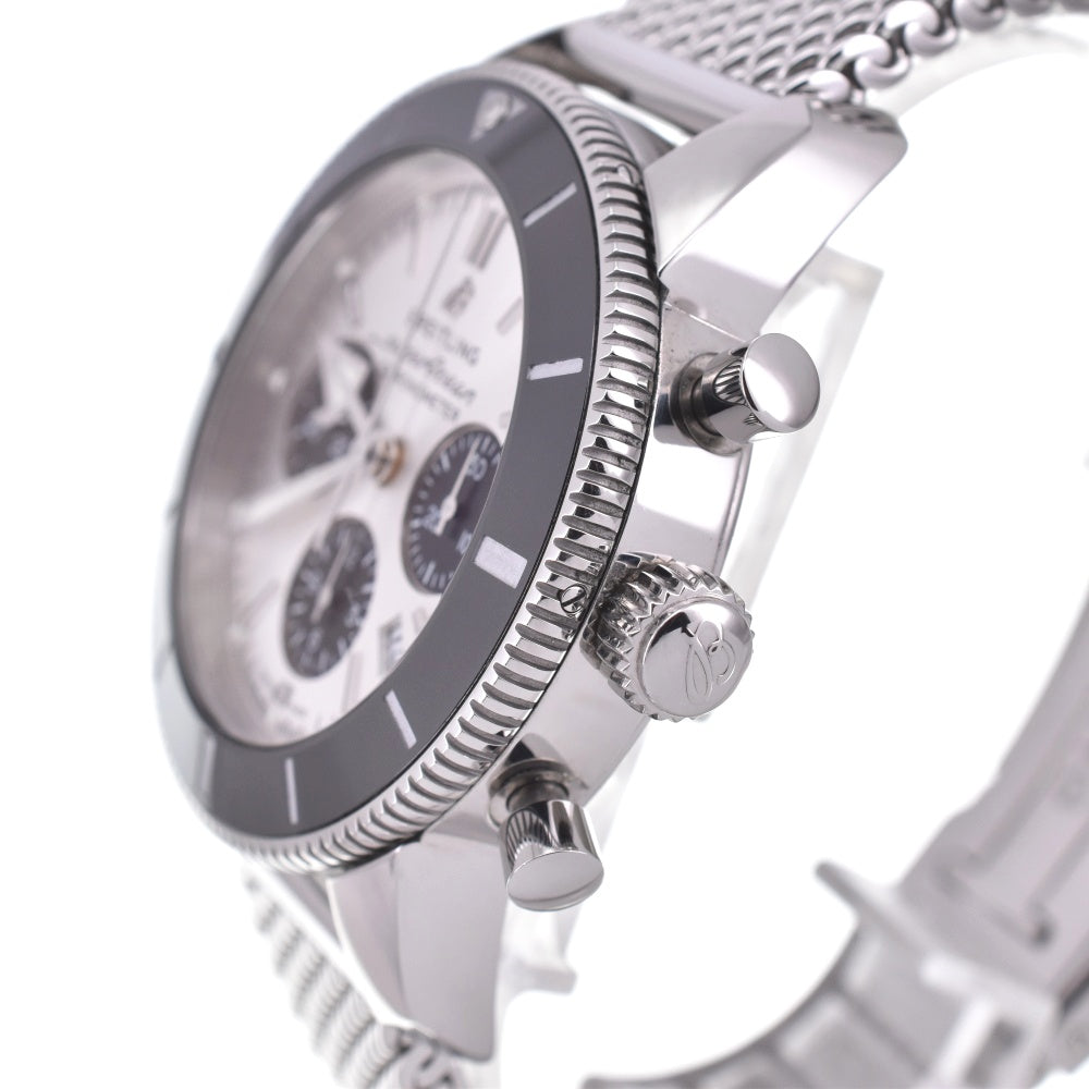 BREITLING Super Ocean Heritage II AB0162 Chrono 44 Silver / Black Dial Automatic Men's
 Watch C#138838