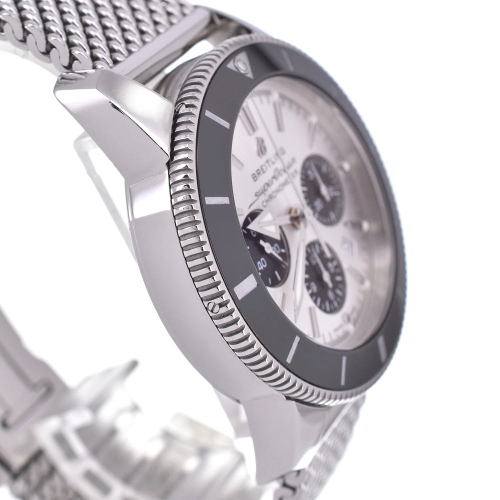 BREITLING Super Ocean Heritage II AB0162 Chrono 44 Silver / Black Dial Automatic Men's
 Watch C#138838