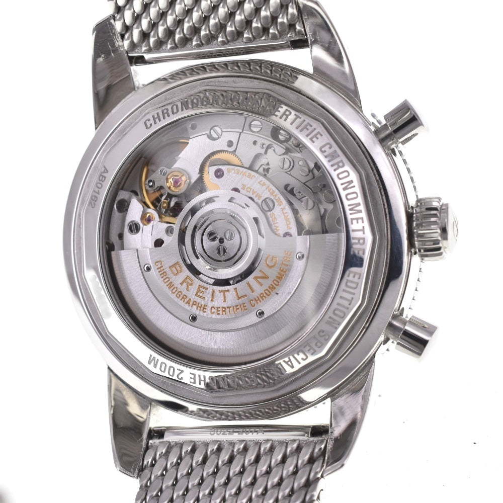 BREITLING Super Ocean Heritage II AB0162 Chrono 44 Silver / Black Dial Automatic Men's
 Watch C#138838