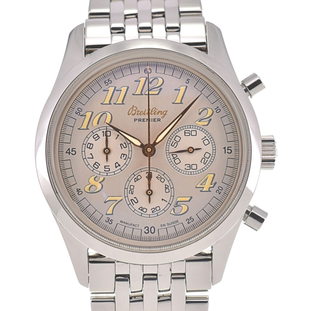 with paper BREITLING Navitimer Premier A40035 Chronograph Silver Dial Automatic Men's
 Watch A#138842