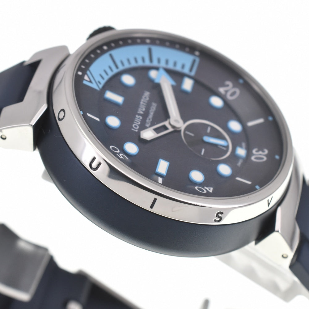 LOUIS VUITTON Tambour Street Diver QA121 blue Dial Automatic Men's
 Watch □#138844