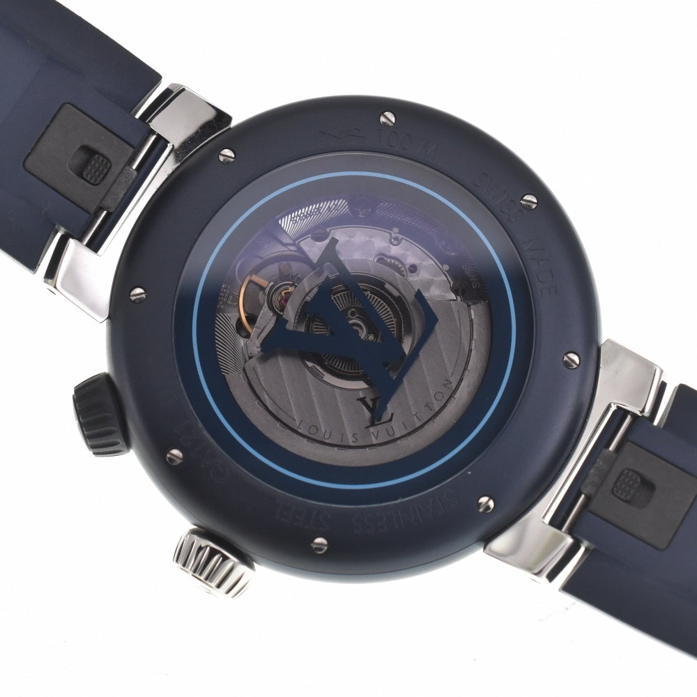 LOUIS VUITTON Tambour Street Diver QA121 blue Dial Automatic Men's
 Watch A#138844