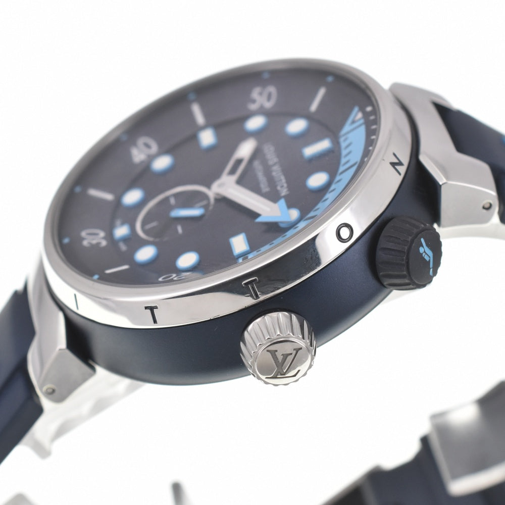 LOUIS VUITTON Tambour Street Diver QA121 blue Dial Automatic Men's
 Watch A#138844