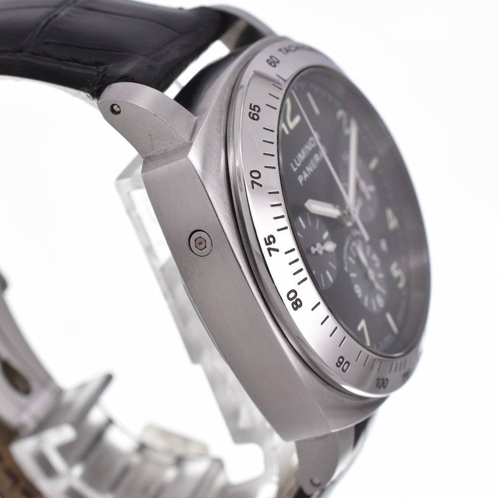 PANERAI Luminor PAM00162 Chronograph Date Black Grey Dial Automatic Men's
 Watch B#138845