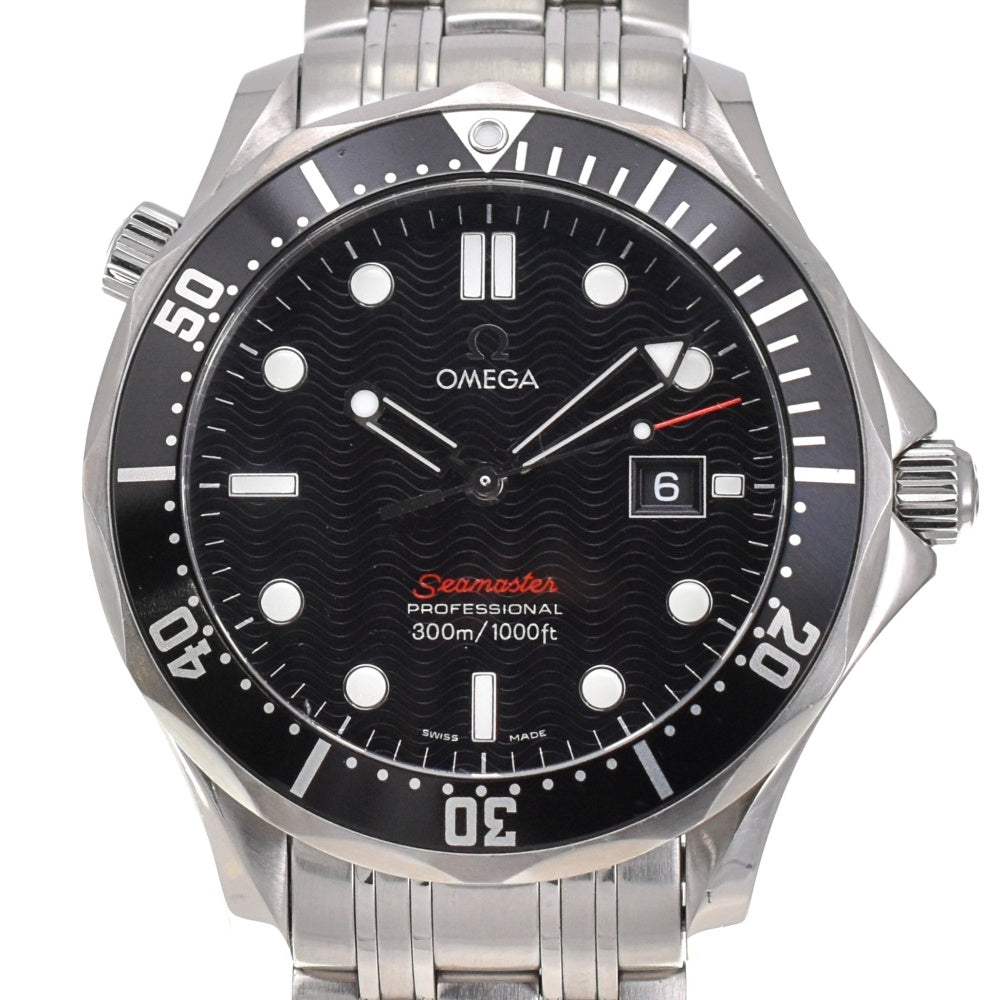 with paper OMEGA Seamaster Professional 300M 212.30.41.61.01.001 black Dial Quartz Men's
 Watch G#138850