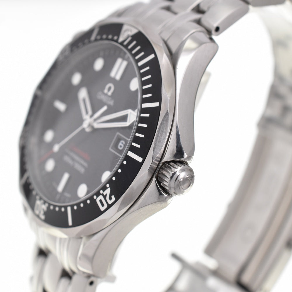 with paper OMEGA Seamaster Professional 300M 212.30.41.61.01.001 black Dial Quartz Men's
 Watch G#138850