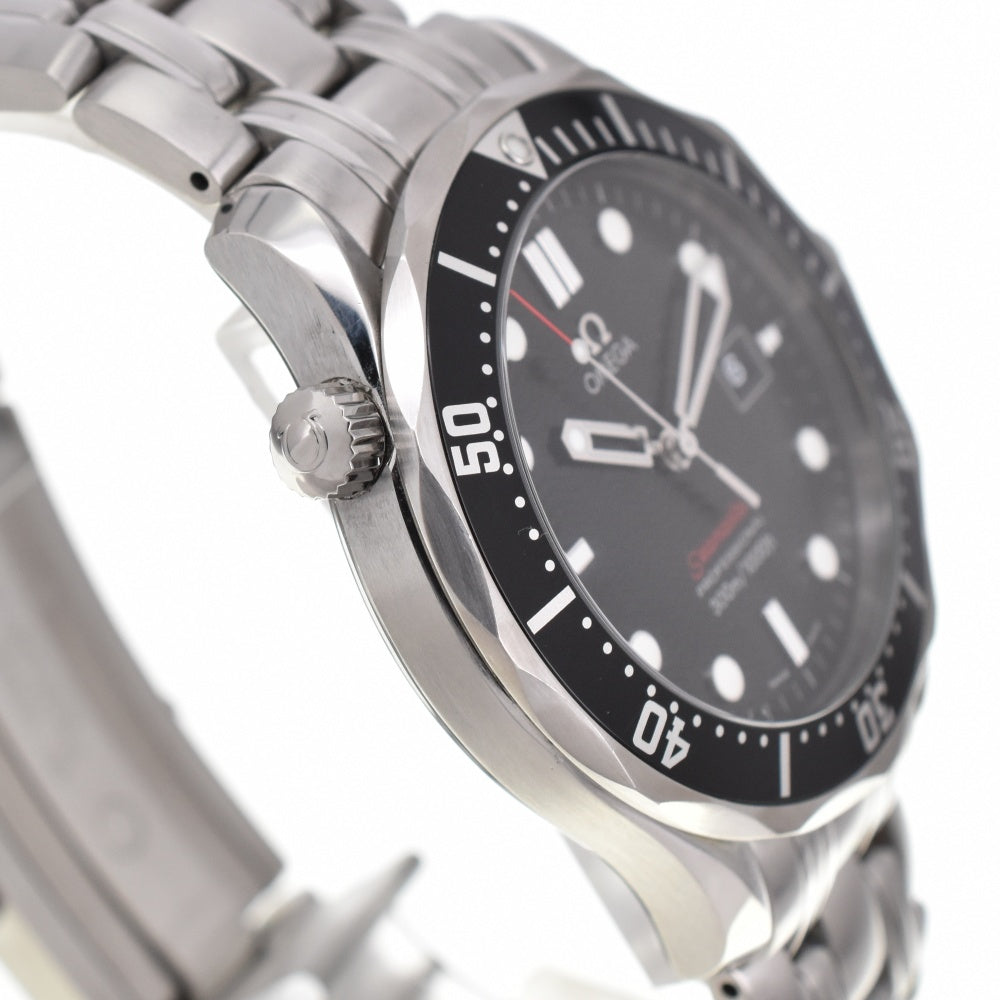 with paper OMEGA Seamaster Professional 300M 212.30.41.61.01.001 black Dial Quartz Men's
 Watch G#138850