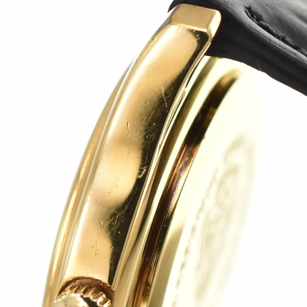 GUCCI G-Class 5400L Date Gold Plated / Leather white Dial Quartz Ladies
 Watch A#138860