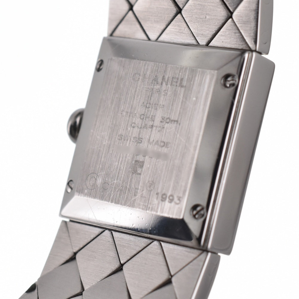 CHANEL Matrasse H0489 Bezel Diamond black Dial Quartz Ladies
 Watch C#138867