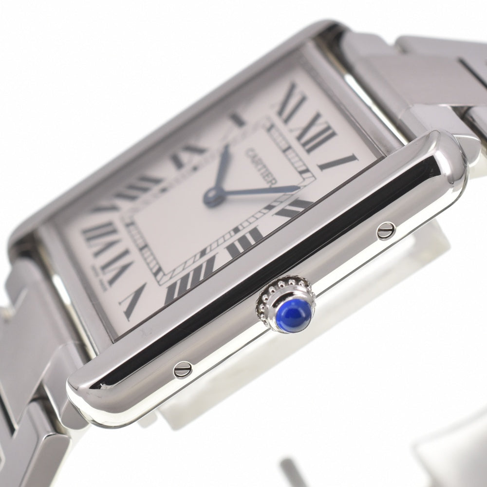 CARTIER Tank solo LM W5200014 Silver Dial Quartz Men's
 Watch B#138868