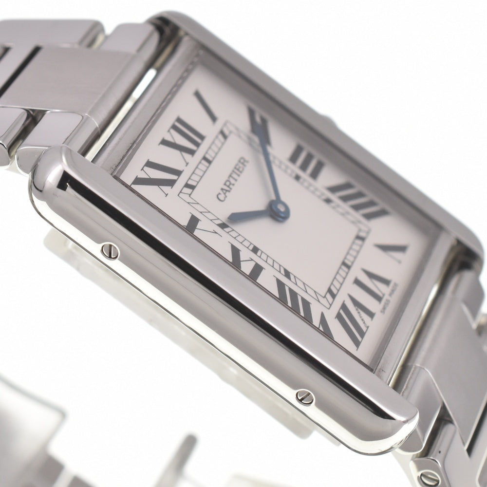 CARTIER Tank solo LM W5200014 Silver Dial Quartz Men's
 Watch B#138868