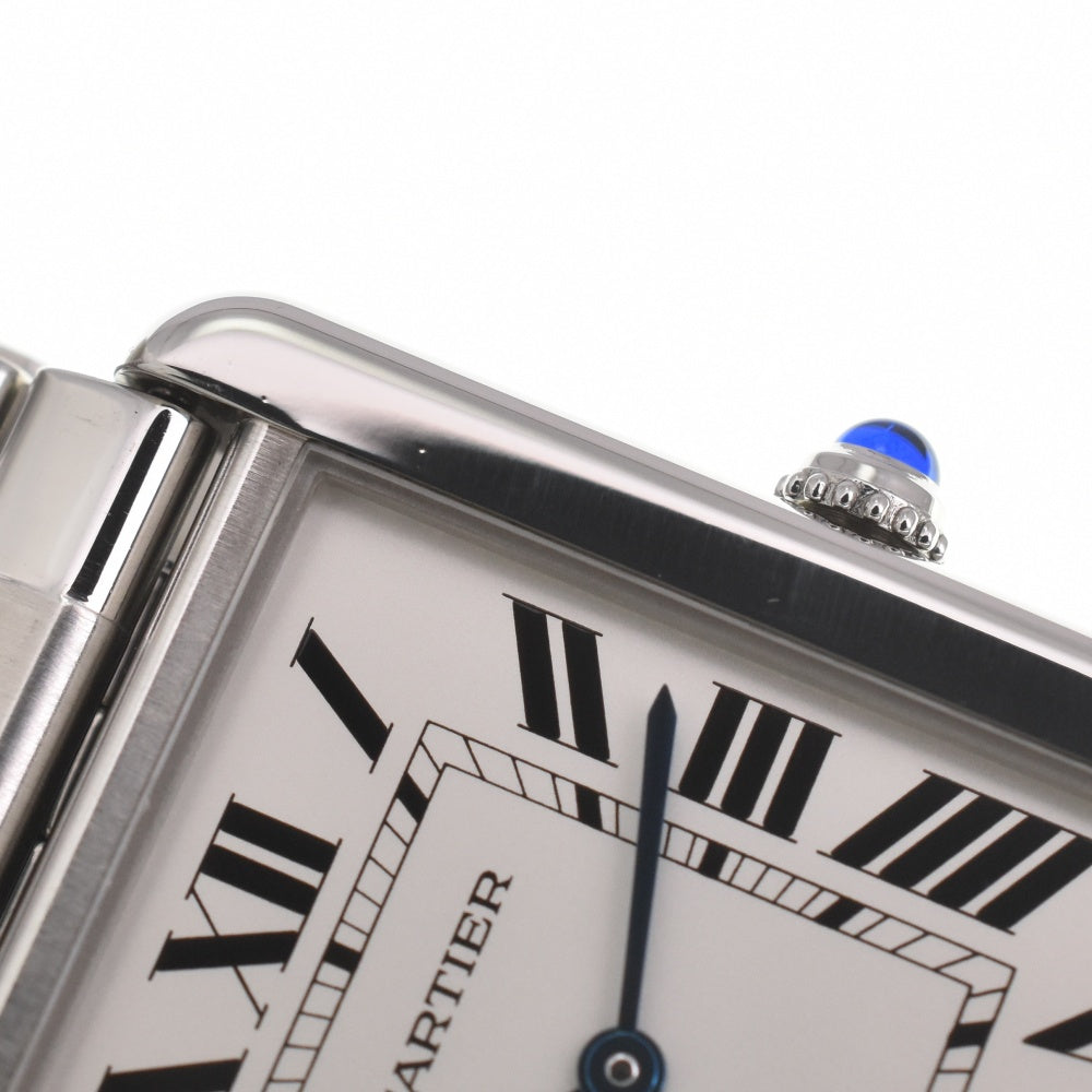 CARTIER Tank solo LM W5200014 Silver Dial Quartz Men's
 Watch B#138868