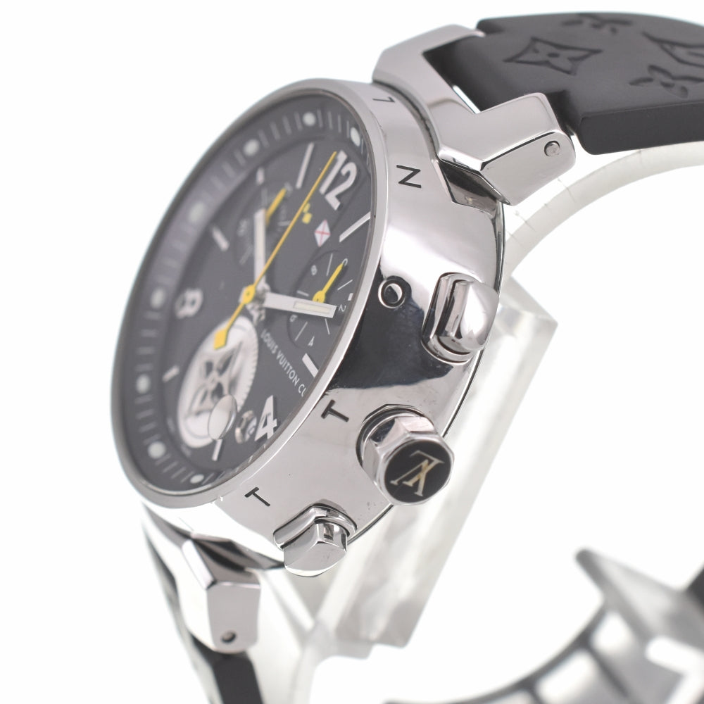 LOUIS VUITTON Tambour Lovely Cup MM Q132G Chronograph Date black Dial Quartz Ladies
 Watch B#138869