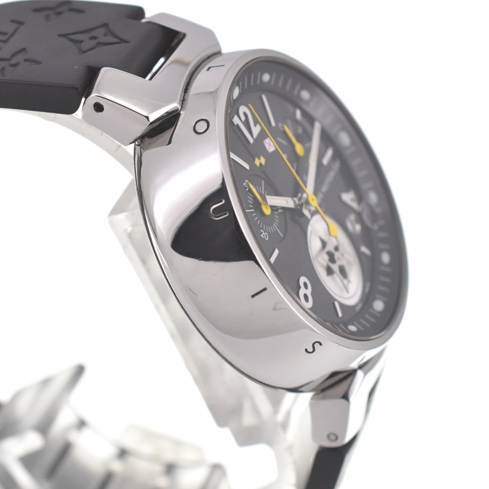 LOUIS VUITTON Tambour Lovely Cup MM Q132G Chronograph Date black Dial Quartz Ladies
 Watch B#138869