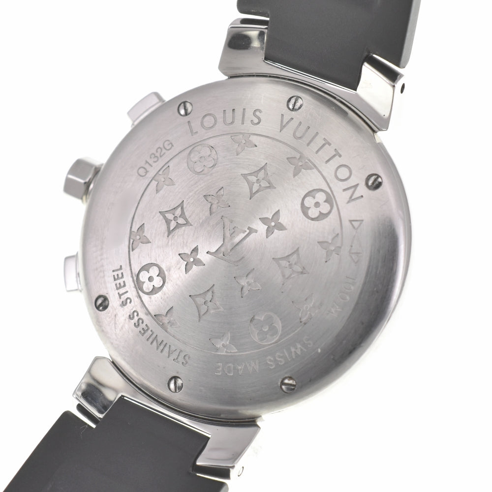 LOUIS VUITTON Tambour Lovely Cup MM Q132G Chronograph Date black Dial Quartz Ladies
 Watch B#138869