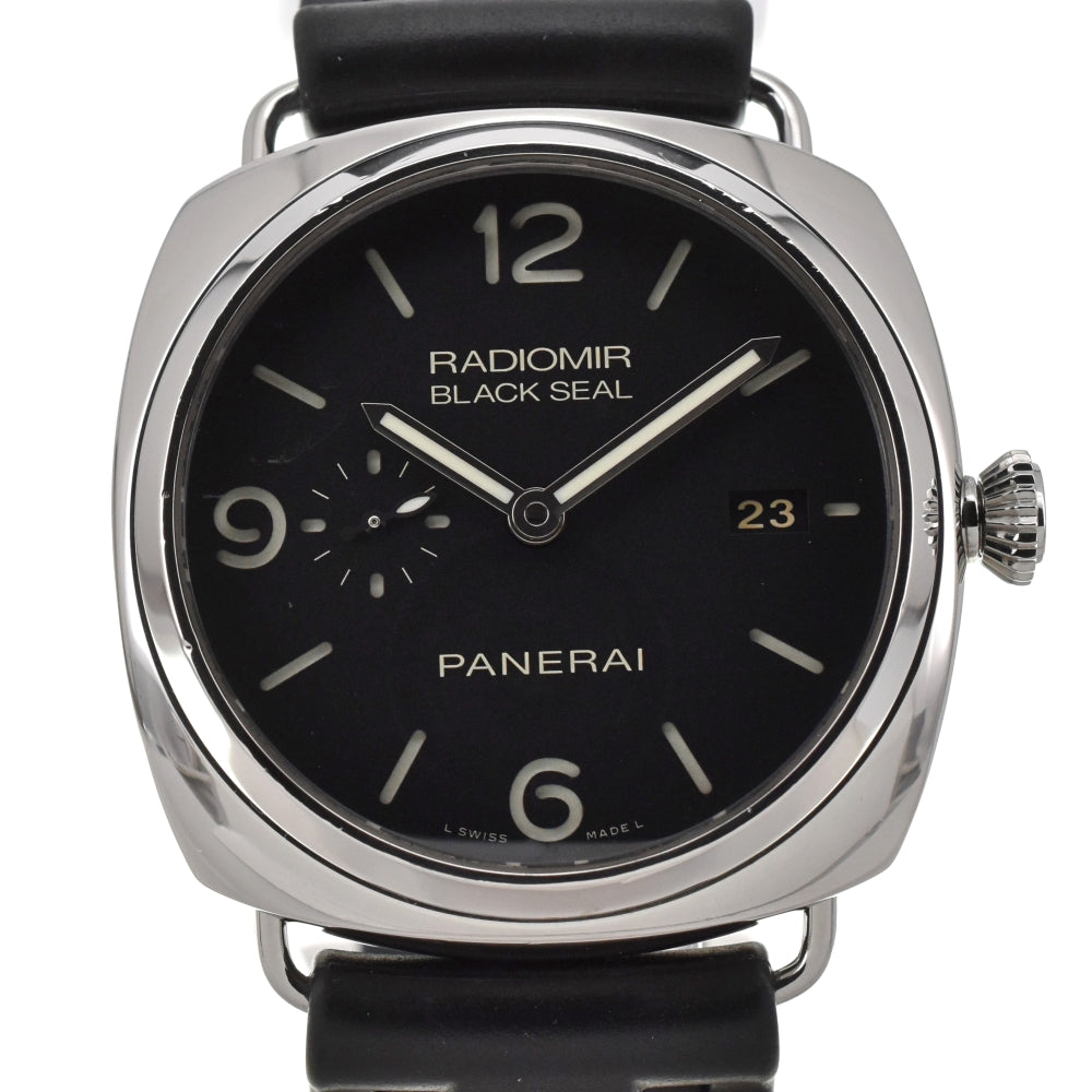 with paper PANERAI Radiomir Black Seal 3 Date PAM00388 black Dial Automatic Men's
 Watch A#138870